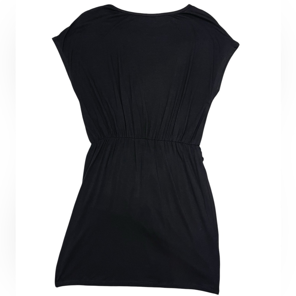 Lovers & Friends Tarin Mini Black Dress Tie Waist Short Sleeve Size Medium NEW - Picture 4 of 15